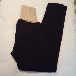 Black skinny maternity jean
